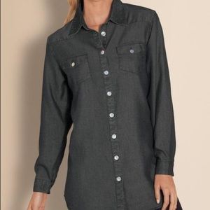 NWOT Soft Surroundings Tencel Denim Tunic